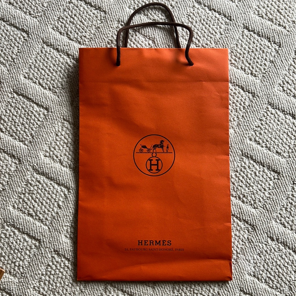 Herms Paper Shopping Bag